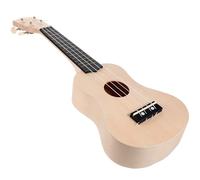 Healeved 21-inch Wooden DIY Ukulele Kit for Beginners - Self-assemble Easy-to-build Ukulele with Hand-paintable Surface, Art Supplies for Musical Craft and Learning