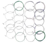 Healeved 21pcs Guzheng Strings Set with Steel Wire and Nylon Thread, Multi-Use Musical Instrument Accessories for Guzheng Repair and Replacement in Acoustic Folk Performance