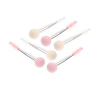 Healeved 24pcs Dual-ended Makeup Brushes Sponge Applicator Eyebrow Brush for Liquid Powder Makeup Application Travel-friendly Cosmetic Tools
