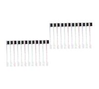 Healeved 24pcs Dual Tip Eyebrow Brush for Women Portable Makeup Eyebrow Comb and Edge Brush for Precise Shaping and Grooming Lightweight and Makeup Supplies