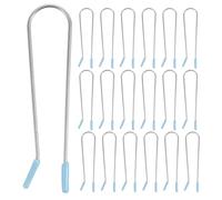 Healeved 24pcs Hair Roller Clips For Hot Curlers: Replacement U-Shaped Clamps For 1.9cm Electric Rollers Secure Hold - Hot Curler Clip