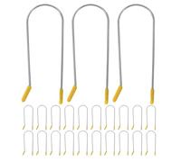 Healeved 24pcs Hot Roller Clips: 2.54cm Electric Curling Roller Clamps For Quick Styling - U-Shaped Curler Clips For Easy Hair Fixation