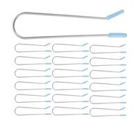 Healeved 24pcs Hot Roller Clips Replacement U Shaped Electric Curler Clamps for Hair Styling Secure Hold Fit for Rollers Rapid Heating Curling Tools