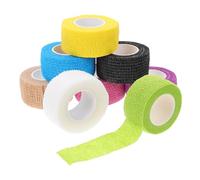 Healeved 24pcs Professional Cat Bandages Puppy Bandages Strong Support Skin-Friendly Non-Woven Fabric Assorted Color for Sports Protection and Manual Operation Comfortable Random Style