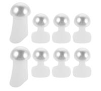 Healeved 24pcs Toe Separators for Nail Art Silicone Toe Spacers Gel Dividers Pedicure Reusable Nail Separator Tools for Pedicure Polish Toenail Painting