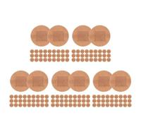 Healeved 250pcs Breathable Fabric Adhesive for Fingers and Joints Large Round Wound Care Plasters for Blister Prevention and Travel First Aid Essentials