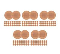 Healeved 250pcs Breathable Fabric Adhesive for Fingertips and Joints Large Round Wound Care Plasters for Blister Prevention and Skin Protection Comfortable Travel Essentials for Adults
