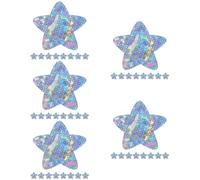 Healeved 250pcs Star Glitter Adhesive Bandages Portable Cute Shaped Plasters for Trauma Dressing and Old Wounds Care