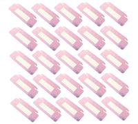 Healeved 25pcs Colorful Empty Lash Cases Transparent Design Eyelash Organizer for Easy Daily Use for Salon and Personal Makeup Storage Keeps Lashes Clean and Preserved