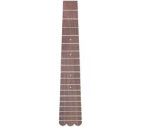 Healeved 26-Inch Ukulele Rosewood Fretboard Replacement with 18 Frets and 3Mm White Position Dots, Fingerboard for Acoustic Ukulele Repair and DIY Accessories