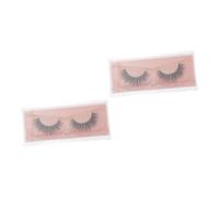 Healeved 2pairs Self Adhesive Eyelash Extensions for Women Lashes Individual Cluster Fake Lashes for Daily Club Date