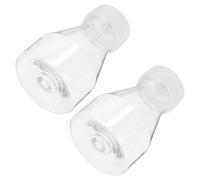 Healeved 2Pcs 150Ml Plastic Cell Culture Flasks High-Temperature Resistant Laboratory Sample Containers for Tissue Culture and Specimen Preservation