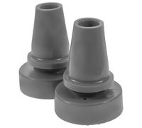 Healeved 2pcs 19mm Silicone Rubber Tip Protection for Crutch and Hiking Pole, Crutch Accessories with Random Figure Shape, Designed to Minimise Scarring and Protect Metal Spikes for Long