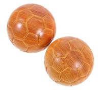 Healeved 2pcs 47mm Rosewood Soccer Style Hand Exercise Balls for Strength Training, Chinese Baoding Massage Balls for Meditation and Hand Therapy, Portable Fitness Stress Relief Tool