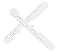 Healeved 2pcs Accurate Pupil Distance Ruler Material Pupillary Distance Measure Tool for Eyeglasses Dispensing Opticians Quick Precise Measurement Portable