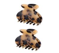 Healeved 2pcs Acetate Ponytail Clips for Women Hair Accessories for Everyday Use for Hair Types for Showers and Cooking Stylish Design