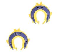Healeved 2pcs Adjustable Shampoo Cap Hair Washing Shield for Boys and Girls Cute Design for Haircuts Bathing Sun Suitable for Ages