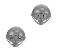 Healeved 2pcs Ancient Rome Cosplay Helmet Quality Medieval Accessory for Parties Performances Comfortable Reusable Design for Emotional and Intellectual Development