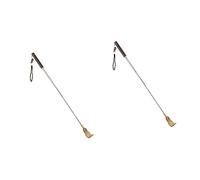 Healeved 2pcs Back Scratcher Telescopic Handle Portable Backscratchers for Adults Scratch Itch Stopping Tool Skin Itching Stick Massage Tool