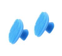 Healeved 2pcs Bath Scrub Facial Brush Deep Cleaning Scrubber for Face and Nose Cleansing Manual Design with Soft Bristles for Gentle Massaging and Exfoliating Skin