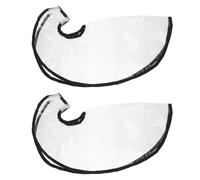 Healeved 2pcs Black Hair Washing Funnel with Hooded Design for Professional Hair Treatment and Scalp Care Suitable for Home and Salon Use