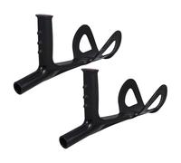 Healeved 2pcs Black Pp Elbow Crutch Accessories for Walking with Maximum Stability and Supports Both Arms, Ergonomic Cane Head for Everyday Movement and Elderly Users