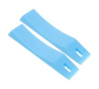Healeved 2pcs Blue Camper Leveling Blocks Rv Wheel Chocks Stabilizer Pads Non-slip Protective Pads for Trailer and Caravan Levelling System