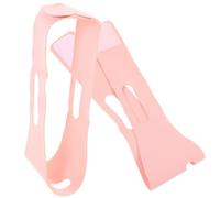 Healeved 2pcs Breathable Anti-Snore Chin Strap for Adults, Snoring Solution Jaw Support Band with Comfortable Fit, Pink Snore Reducing Aid for Better Sleep