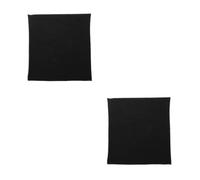 Healeved 2pcs Breathable Black Oxford Cloth Seamless Hood Mask with Featureless Face for Halloween Roleplay and Escape Room Games, Easy to Wear and Realistic Prison Cosplay Costume Head