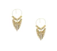 Healeved 2pcs Breathable Metal Belly Dancing Veil Mask with Golden Coins and Tassel Adjustable Tie Straps for Women Dancers for Cosplay and Tea Party Accessories
