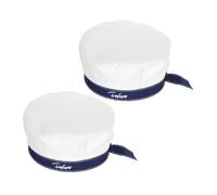 Healeved 2pcs Captain Yacht Hat Boat Cap Sailor Marine Admiral Hat Marine Style Costume Accessory for Halloween Costume Accessories White