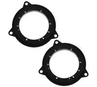Healeved 2pcs Car Speaker Spacer Adapter Ring 4.5 to 3.5 Inch Shockproof Mounting Gasket for Luxury Sedan Front Door Audio Installation Accessories