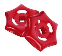 Healeved 2pcs Cast Iron Valve Hand Wheels with 6mmx6mm Hex Square Hole, Copper Gate Valve Shutoff Handle Replacement for Outdoor Water Faucets and Industrial Shutoff Parts