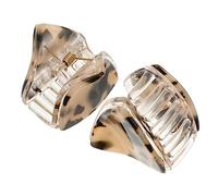 Healeved 2pcs Cat Ear Hair Claws Vintage Tortoise Shell Clips for Women Creative Headdress for Thick Hair Non- Hold for Daily Wear and Casual Styles