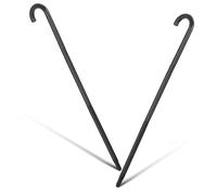 Healeved 2pcs Cross-dressing Crutch Walking Sticks for Women Party Photo Booth Props