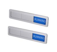 Healeved 2pcs Dishwasher Magnet Sign with 3 Options Clean Dirty Running Status Indicator, Acrylic Material, Waterproof Design, Three Position Slider for Easy Switching in High Traffic Areas