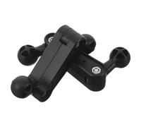Healeved 2pcs Double Ball Head Extension Rod for Cellphone Holder Clamp