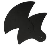 Healeved 2pcs Drum Cymbal Mute Pads for Practice at Home Overtone Adjustment and Volume Control, Black Cloth and Rubber Material Drum Accessory for Drummers