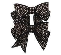 Healeved 2pcs Elegant Rhinestone Butterfly Shoe Charms Clips for Pumps and Shoes, Sparkling Design with Resin and Cloth Material, for Party and Birthday Wear