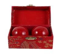 Healeved 2pcs Enamel Baoding Hand Exercise Balls for Therapeutic and Stress Relief, Portable Meditation Therapy Massage Balls Suitable for Office and Home Use