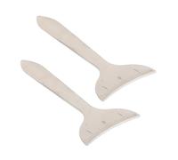 Healeved 2pcs Eyelid Measurement Tool Precision Eye Socket Ruler for Accurate Eye Makeup and Eyebrow Mapping Lightweight Stainless Steel Design for Easy Carry and Use