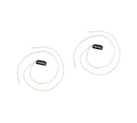 Healeved 2pcs Festival Accessories Women Wedding Hair Accessories Whitstable Pearl Tassel Clip Chain Hair Extension Clip for Ponytail
