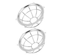 Healeved 2pcs Fire Sprinkler Protector Cage Iron Bracket Sprinkler Covers Protective Guard Suitable