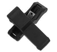 Healeved 2pcs Flexible Rubber Draw Latch with Fixing Bracket 96x29x20mm, Over-Center Boat Hatch Latches for Door Handle, Toolbox and Cabinet Hardware Locking Mechanism