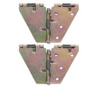 Healeved 2pcs Folding Table Hinges Heavy Duty Spring Loaded Iron Butterfly Hinge with Easy Folding and Firm Stable Hold for Home and Office Banquet Tables