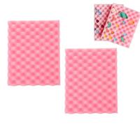 Healeved 2Pcs Fondant Sponge Mats for Flower Drying Non-Stick Cake Decorating Tools for Gum Paste Royal Icing Flowers Leaves Flexible Reusable Sponge Pad for DIY Crafts