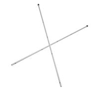 Healeved 2Pcs Foosball Table Rod Replacement 6Mm Diameter Stainless Steel Poles with Plastic Tips 41.5Cm Length for Table Soccer Indoor Football Game Accessories