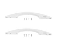 Healeved 2pcs Freezer Door Handle Replacement for Commercial and Domestic Refrigerators - Plastic Cold Storage Door Handles with 180/280mm Hole Spacing and Screws Included, Fridge