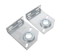 Healeved 2Pcs Garage Door Spring Anchor Bracket Kit with Center Bearing Support, 1" Inner Diameter Torsion Spring Bracket for Residential Garage Door Repair and Torsion System Parts