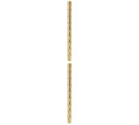 Healeved 2pcs Gold Metal Business Gel Pen for Office Writing and Studying | Smooth Writing, Ergonomic Design, Multi-purpose Use, Simple Generous Style, Golden Finish, Metal Body